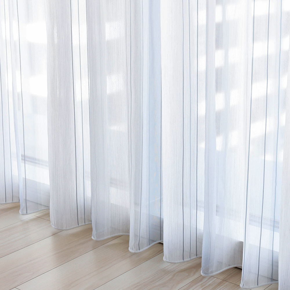 川島織物セルコン レースカーテン オーダー 洗濯可能 防炎 遮熱