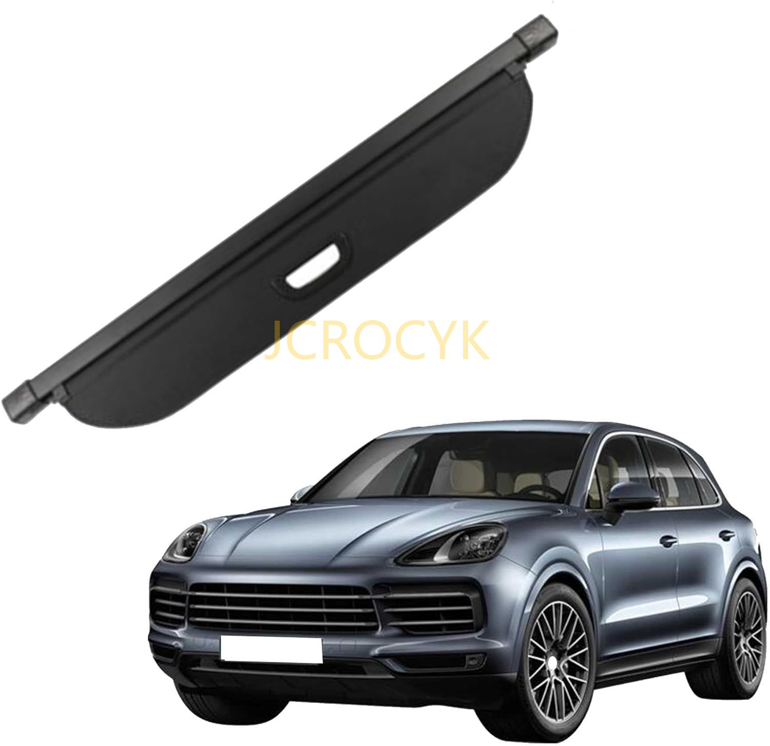 ポルシェ カイエンE3K30型 958型 専用トノカバー ロールシェード