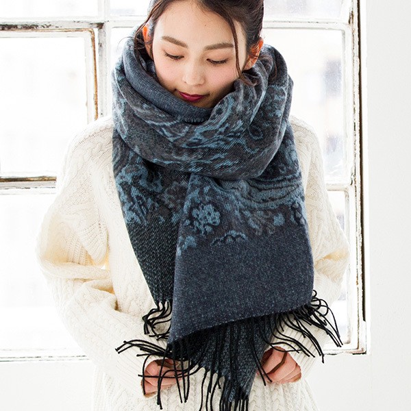 QUEENHEAD（クイーンヘッド） ストール 大判 まるでウールの様な肌触り