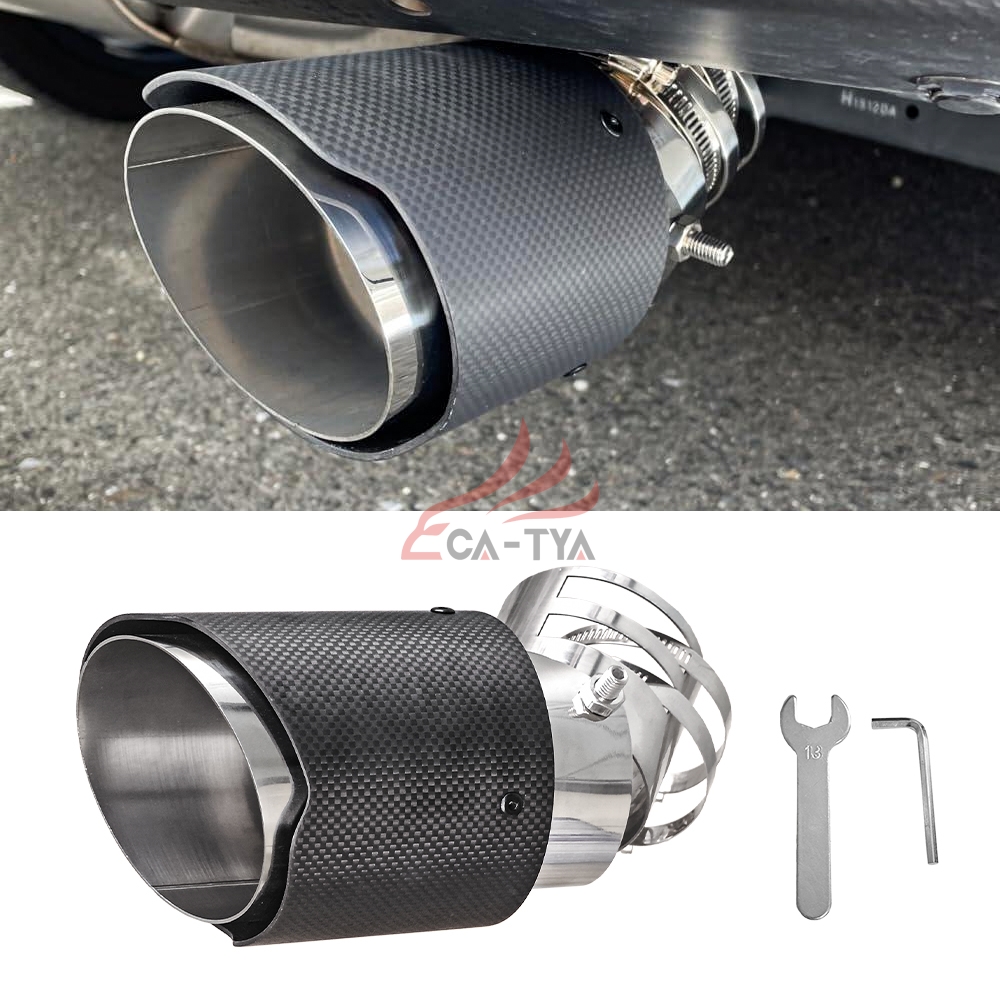 フェアレディZ Z32 Z33 Z34 マフラーカッター カーボンカバー 下向き