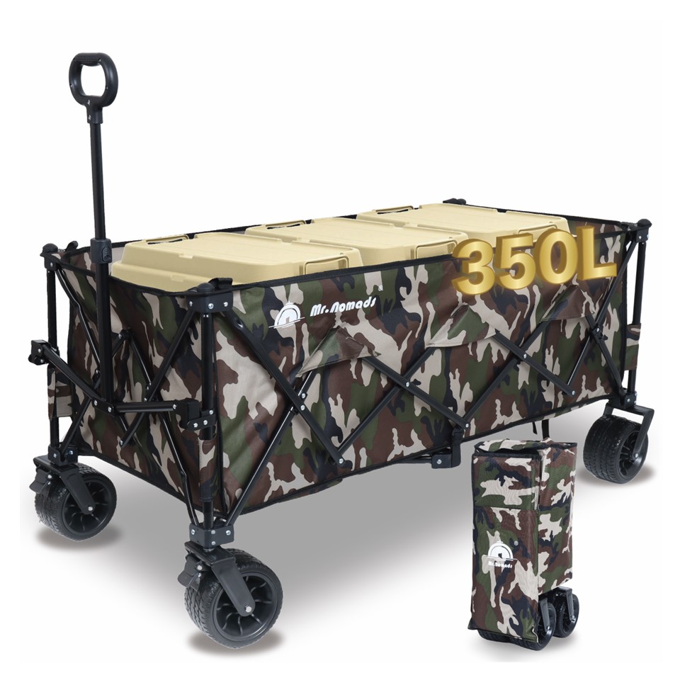 Mr.Nomads キャリーワゴン キャリーカート 4輪 自立収納 コンパクト