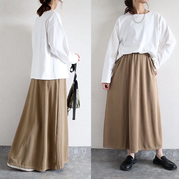 uricca（ウリッカ） スカート フレアスカート ロング レディース 春 夏