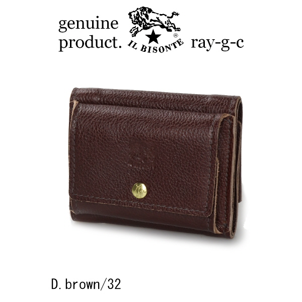 IL BISONTE（イルビゾンテ） 財布 三つ折りコンパクトウオレット 三