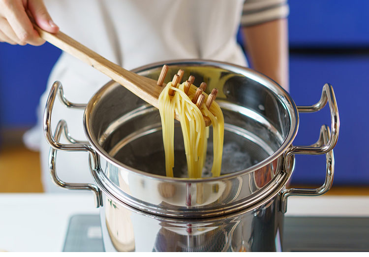 ジオ・プロダクト 日本製 パスタポット 21cm GEO-21P パスタ鍋 ガス火