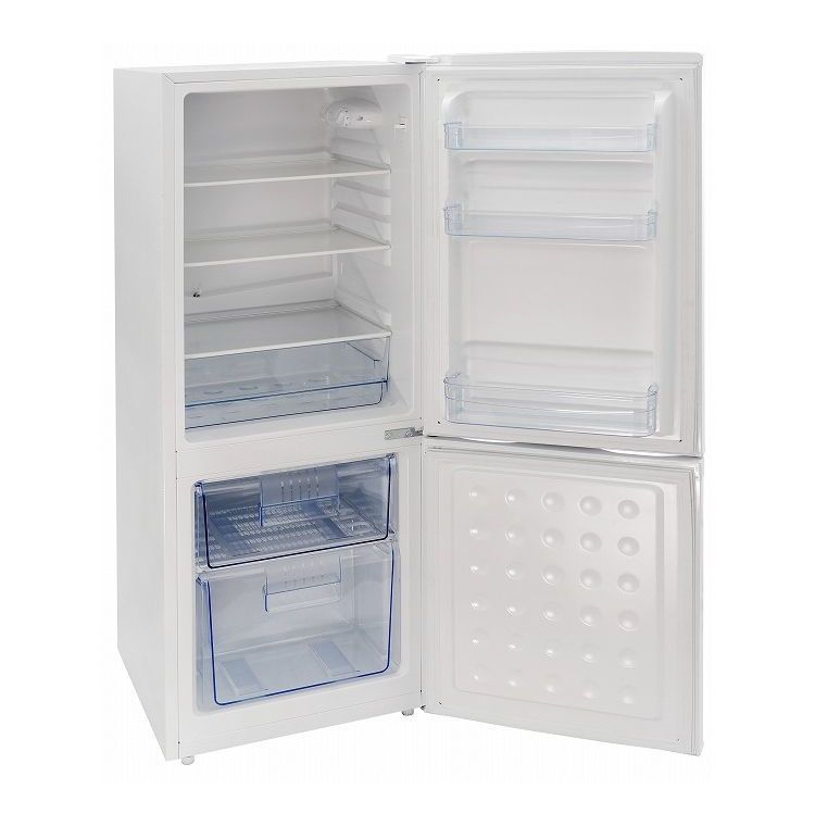 冷蔵冷凍庫 126L 2段 直冷式 省エネ 製氷トレー 右開き コンパクト