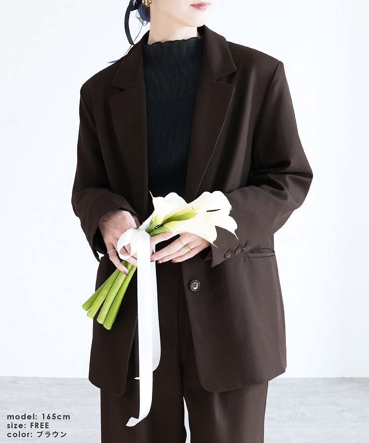 reca（レカ） オーバーサイズツイルジャケット R24209-zn レディース