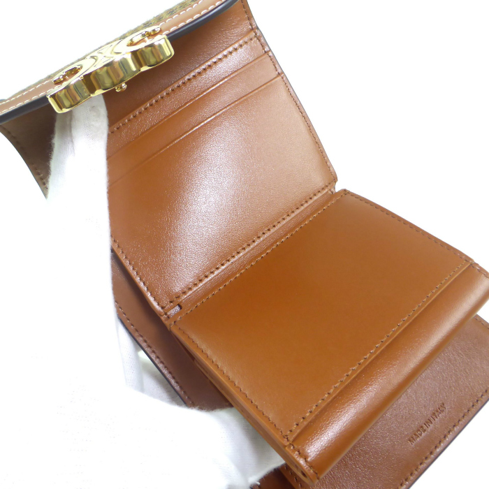 TRIOMPHE セリーヌ （CELINE） スモール フラップ ウォレット