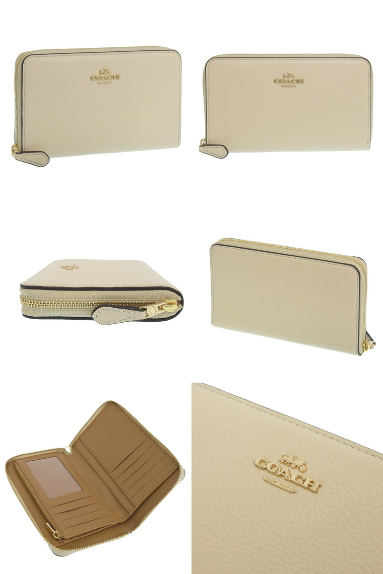 COACH（コーチ） 財布 レディース 長財布 アウトレット ラウンド