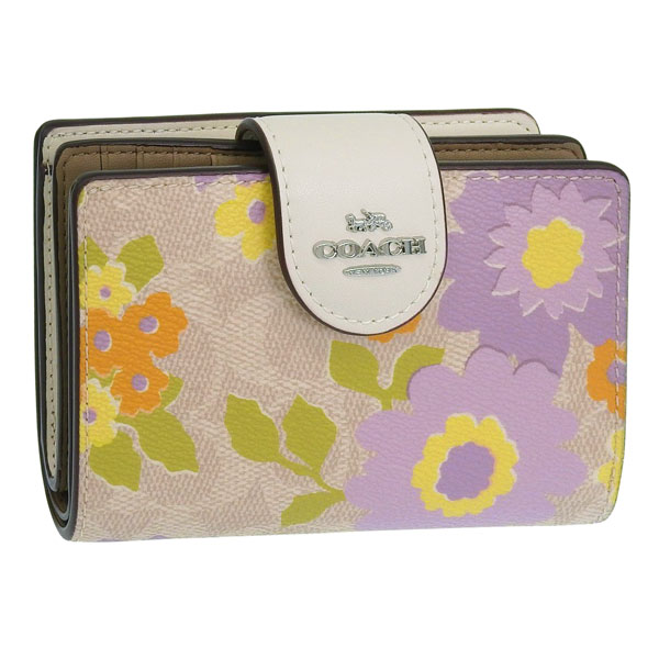 COACH（コーチ） 財布 レディース 2つ折り 折財布 コンパクト