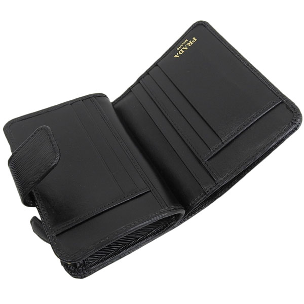 PRADA（プラダ） 財布 レディース 2つ折り 折財布 コンパクト