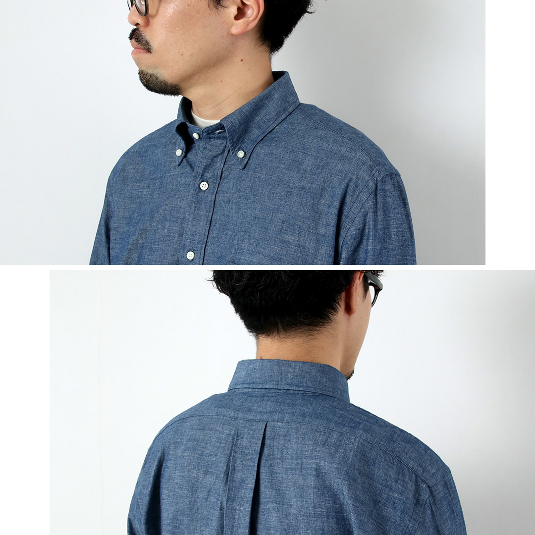 ROCOCO（ロココ） セルヴィッチ シャンブレーボタンダウンシャツ