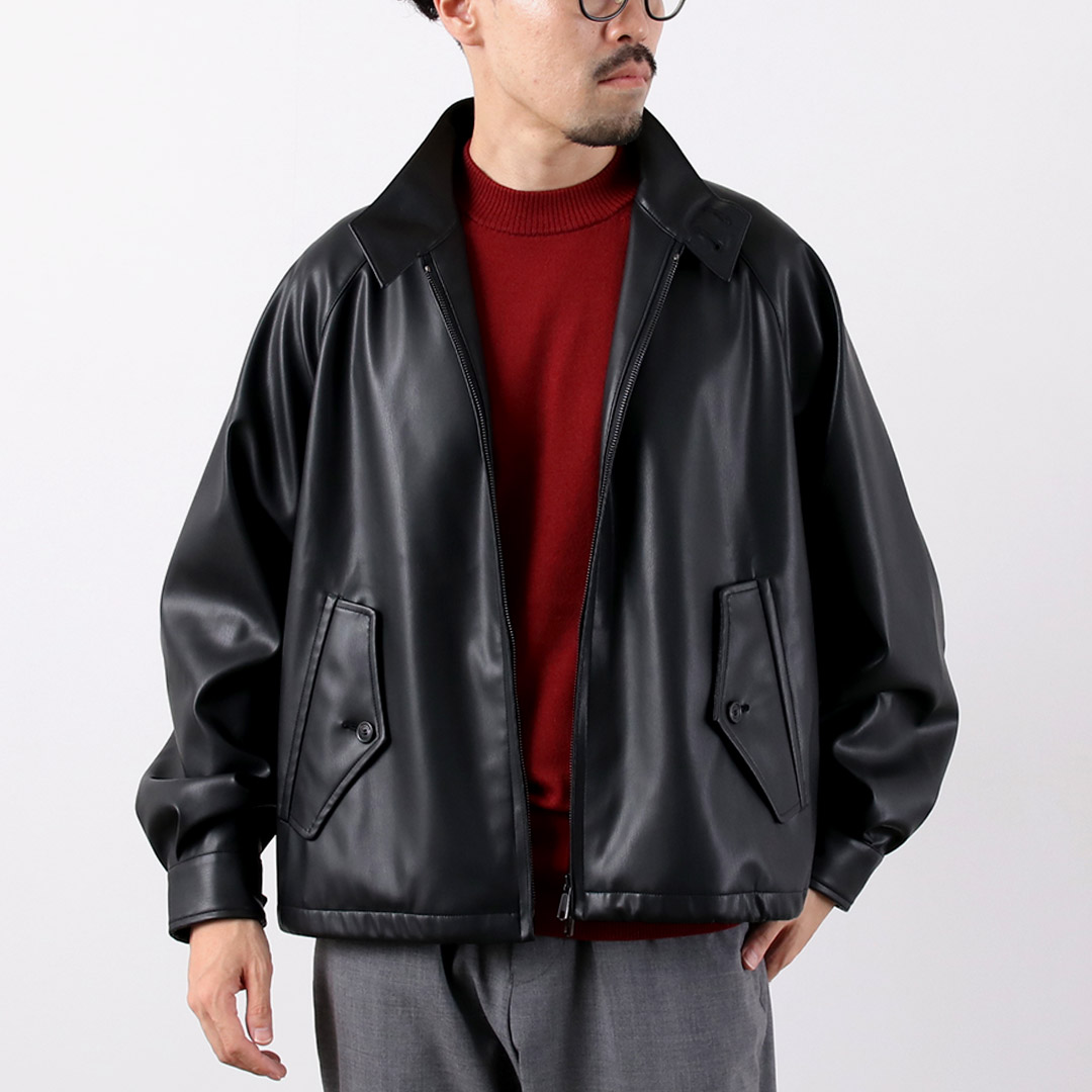BARACUTA（バラクータ） G4 ボックスジャケット フェイクレザー