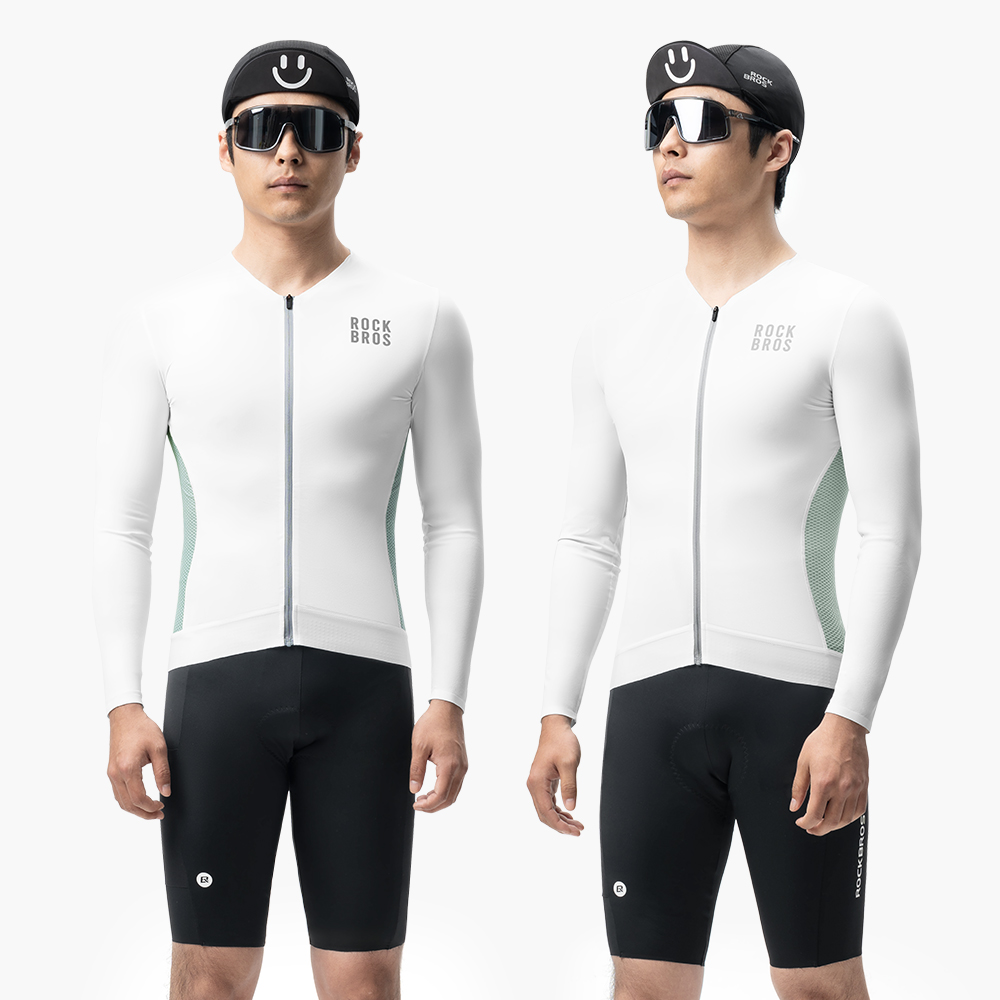 ROCKBROS サイクルジャージ 春夏 長袖 サイクルウェア サイクリング