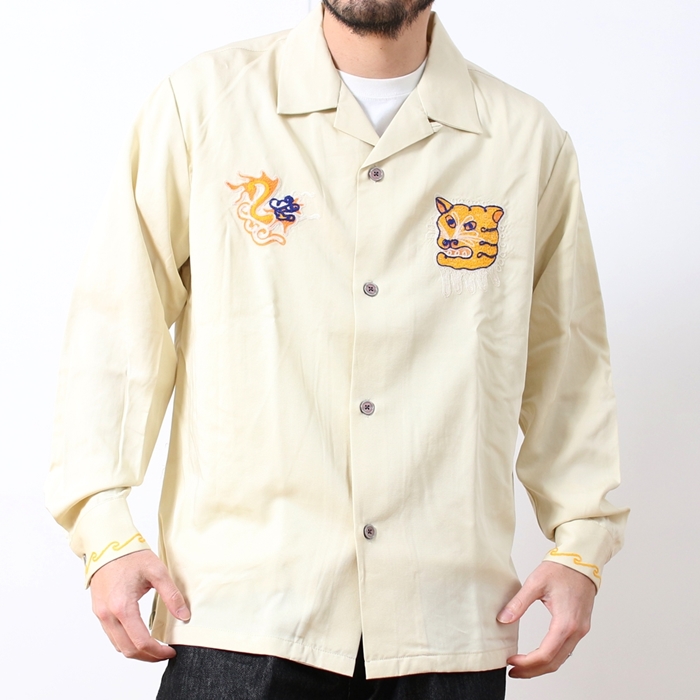 HOUSTON（ヒューストン） スーベニアシャツ 長袖 シャツ レーヨン