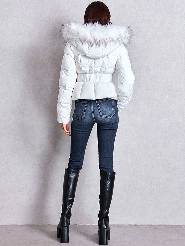 GYDA（ジェイダ） ダウン ジャケット ショート GD ベルト付き ショート