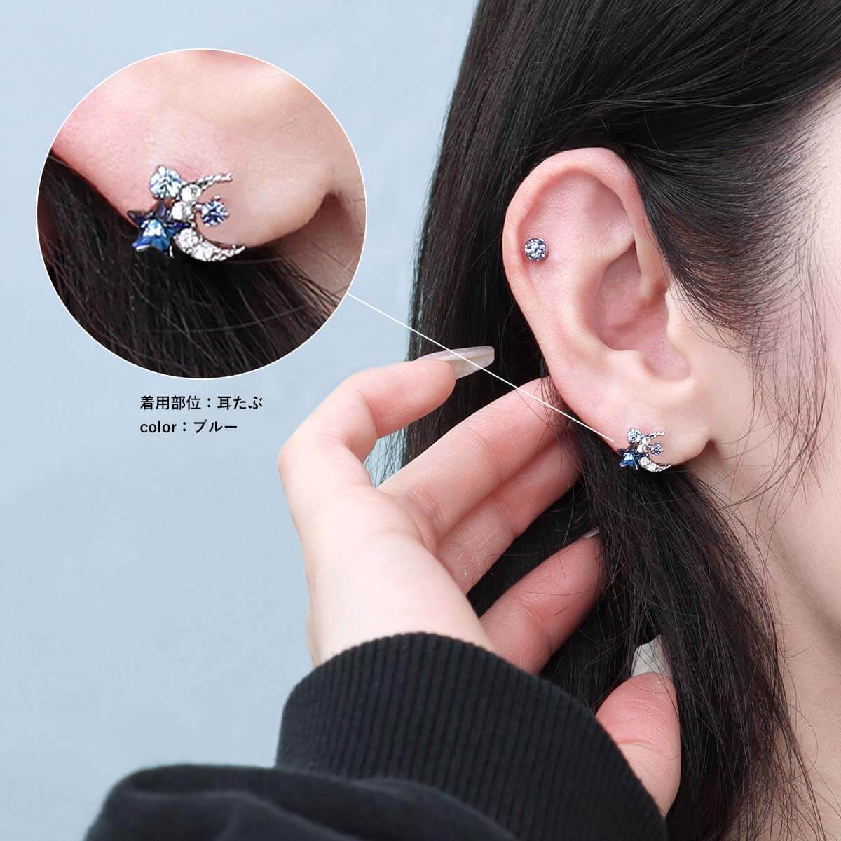 ROQUE（ロキ） ボディピアス ファッションピアス 20G 16G ワンポイント