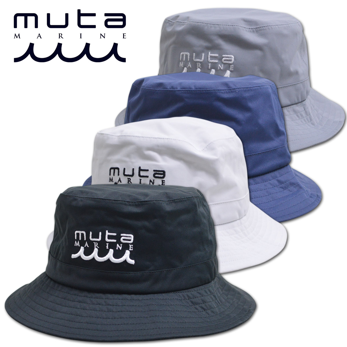 muta ハット帽子 バケットハット メンズ ムータ マリン ゴルフ ゴルフ