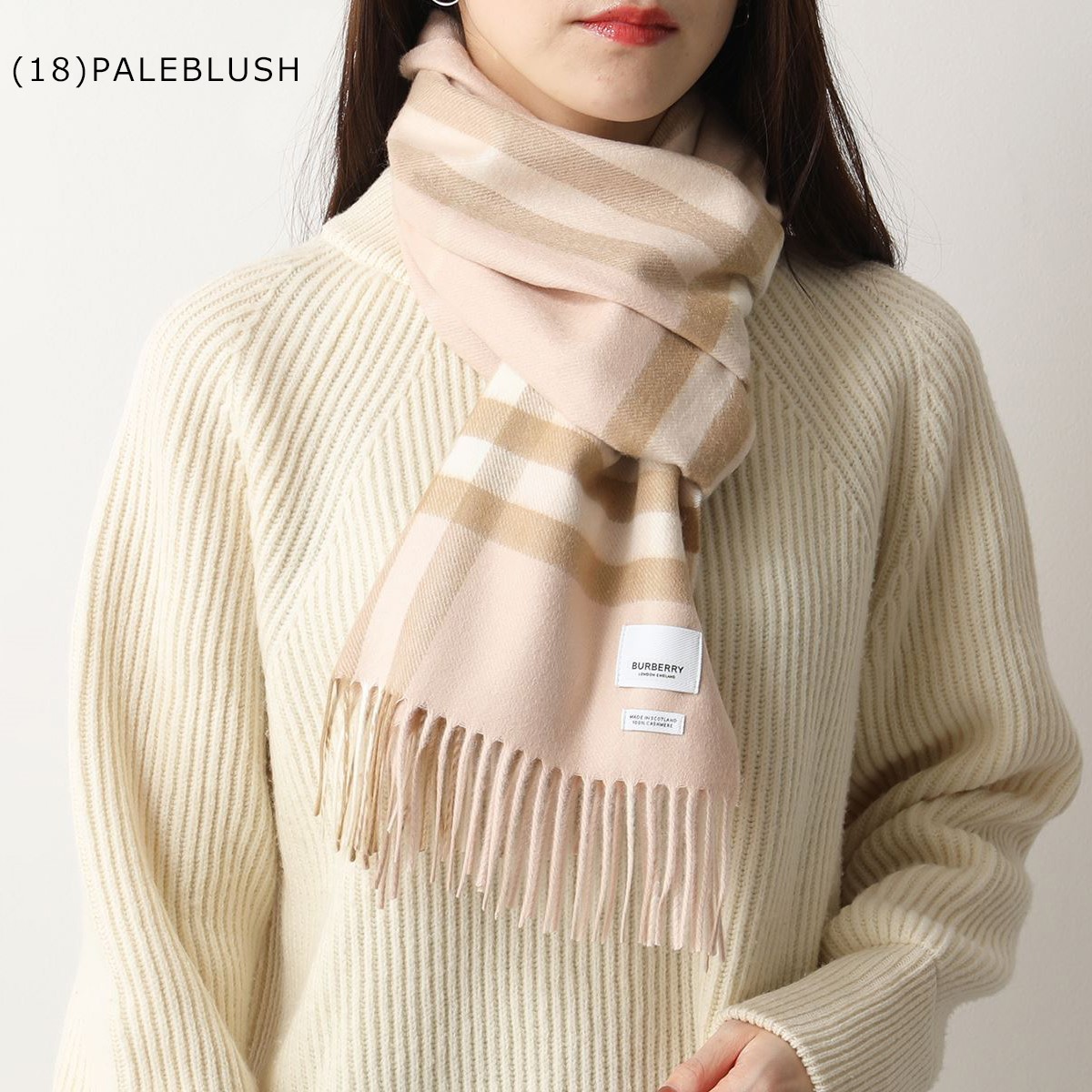 BURBERRY（バーバリー） マフラー チェック カシミアスカーフ