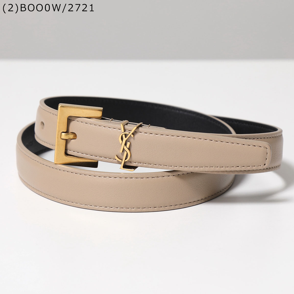 SAINT LAURENT サンローラン ベルト YSL BELT 2.0 ナロー 554465