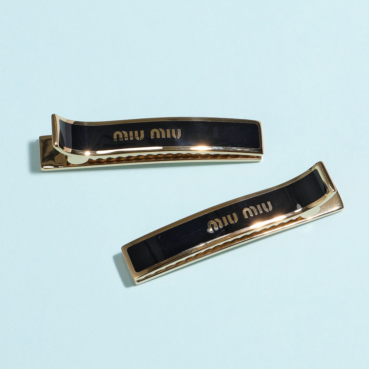 miu miu（ミュウミュウ） ヘアクリップ 5JF136 2F6T レディース 2点