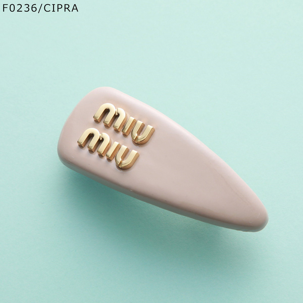 miu miu（ミュウミュウ） バレッタ 5IF092 069 レディース エナメル