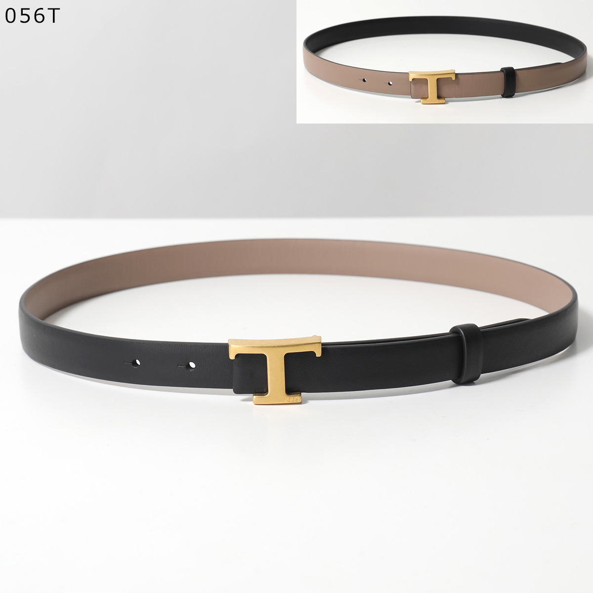 TOD'S（トッズ） TODS ナローベルト T TIMELESS Tタイムレス