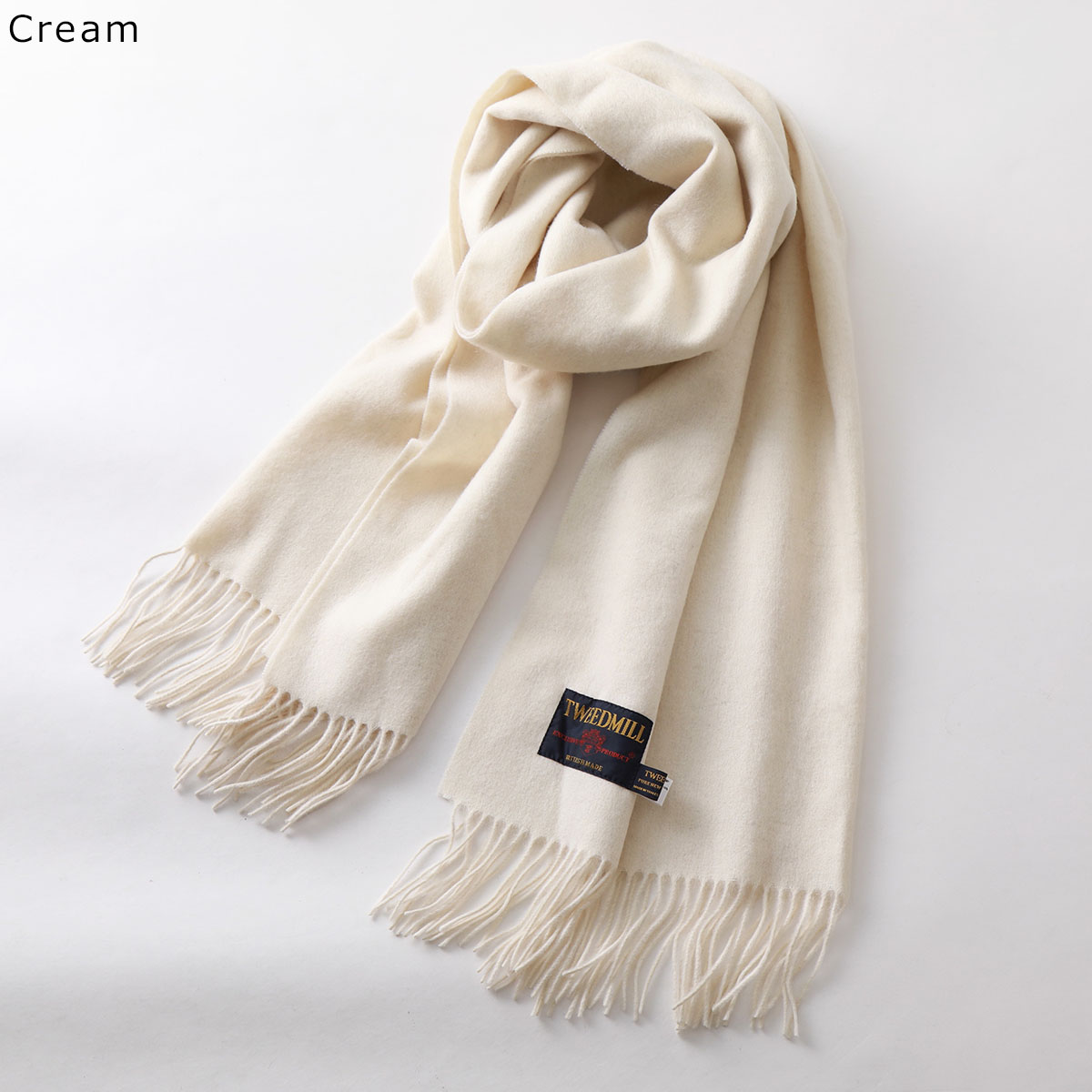 TWEED MILL（ツイードミル） マフラー Lambswool Knee Throw 70×190