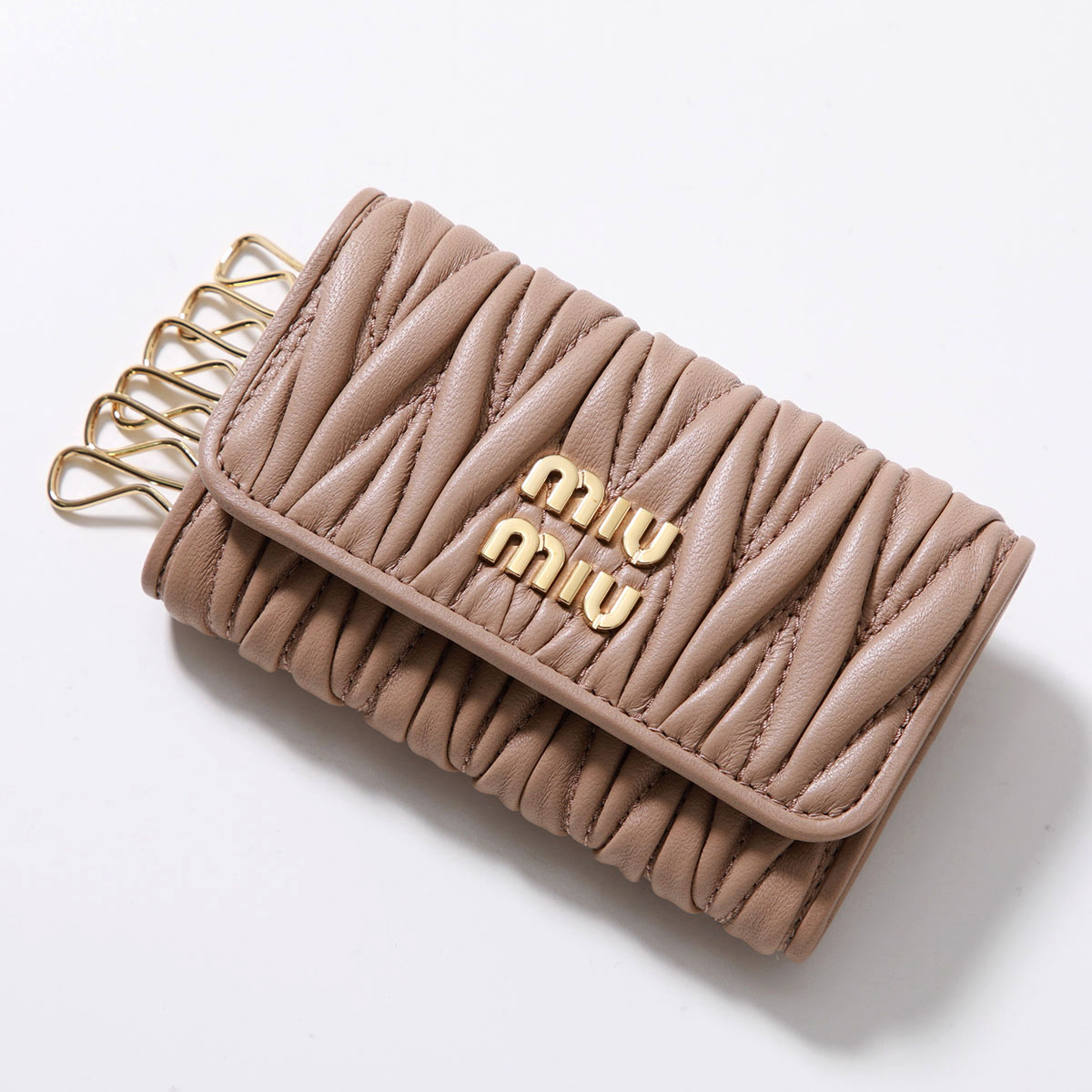 miu miu（ミュウミュウ） キーケース MATELASSE マテラッセ 5PG222