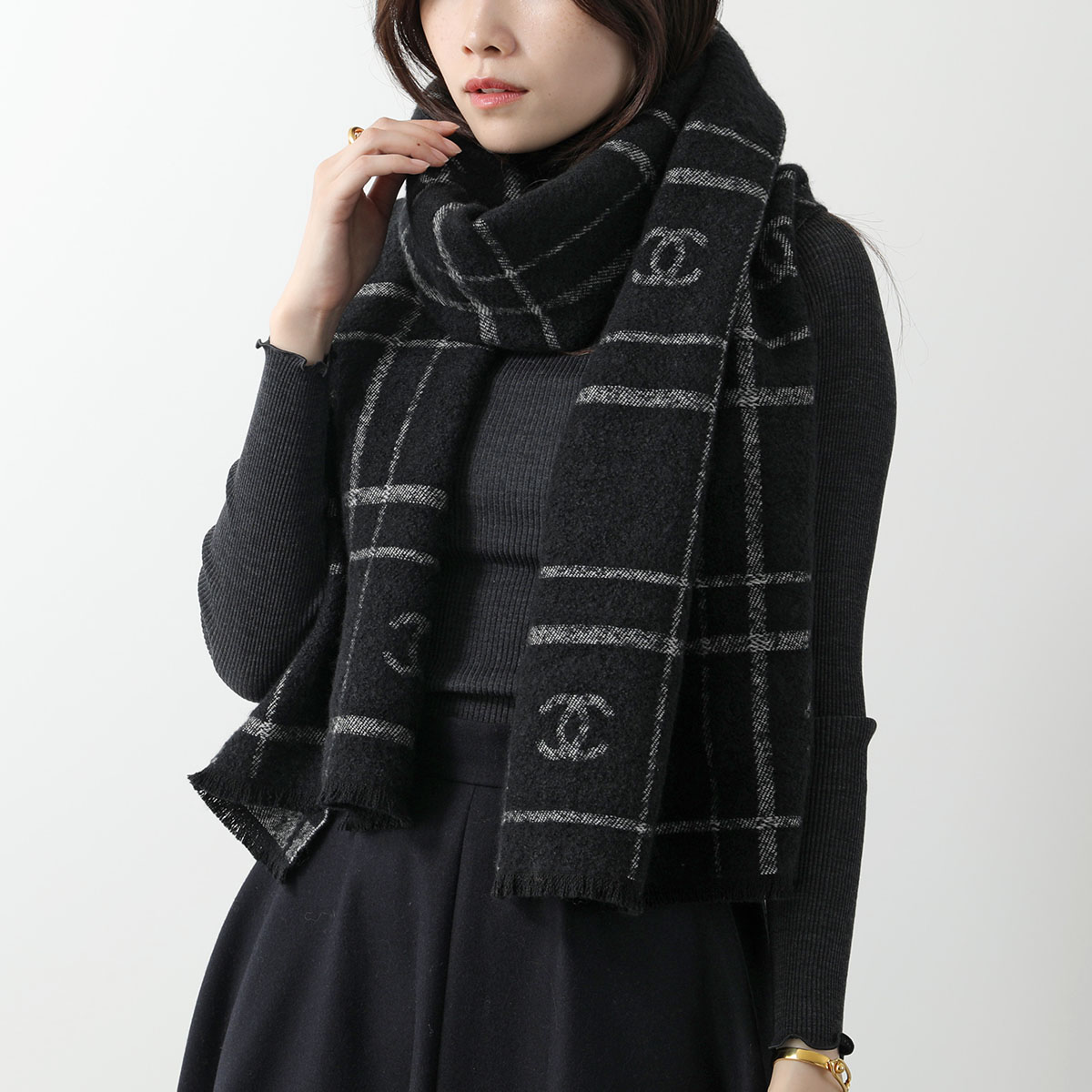CHANEL（シャネル） ニットマフラー AAA348 B17734 レディース ウール