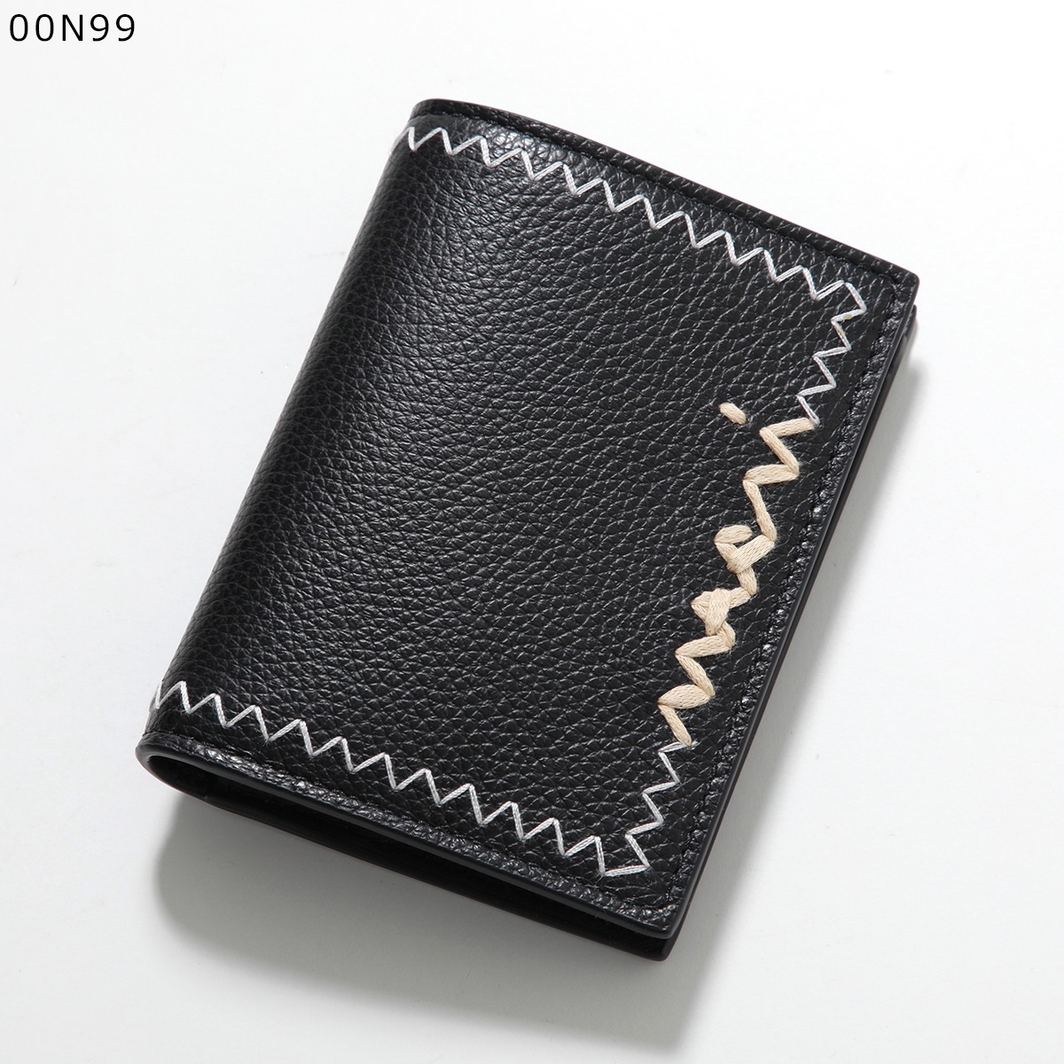 MARNI（マルニ） 二つ折り財布 PFMOQ14Q11 P6533 レディース ロゴ刺繍