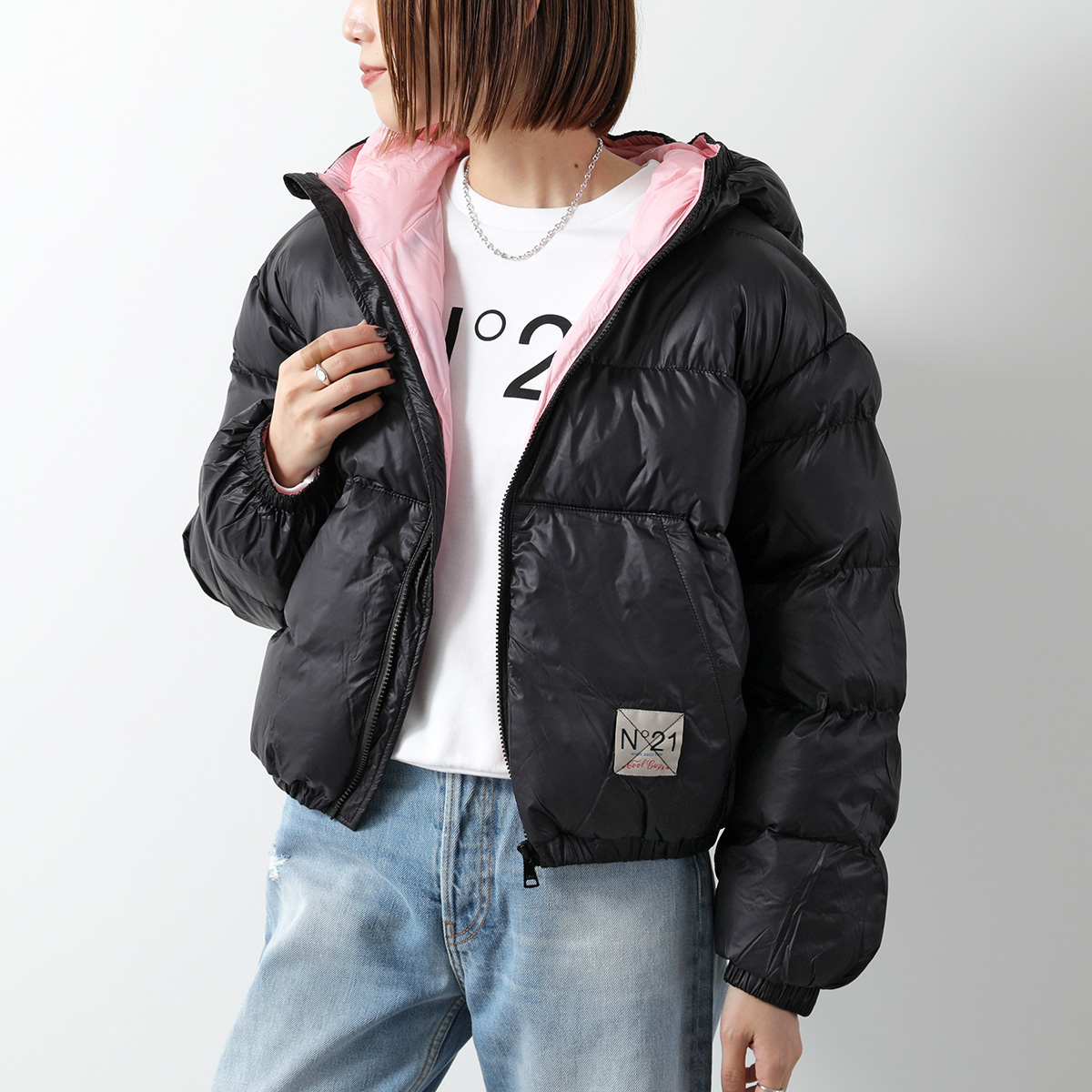 N°21（ヌメロヴェントゥーノ） N°21 KIDS キッズ 中綿ジャケット