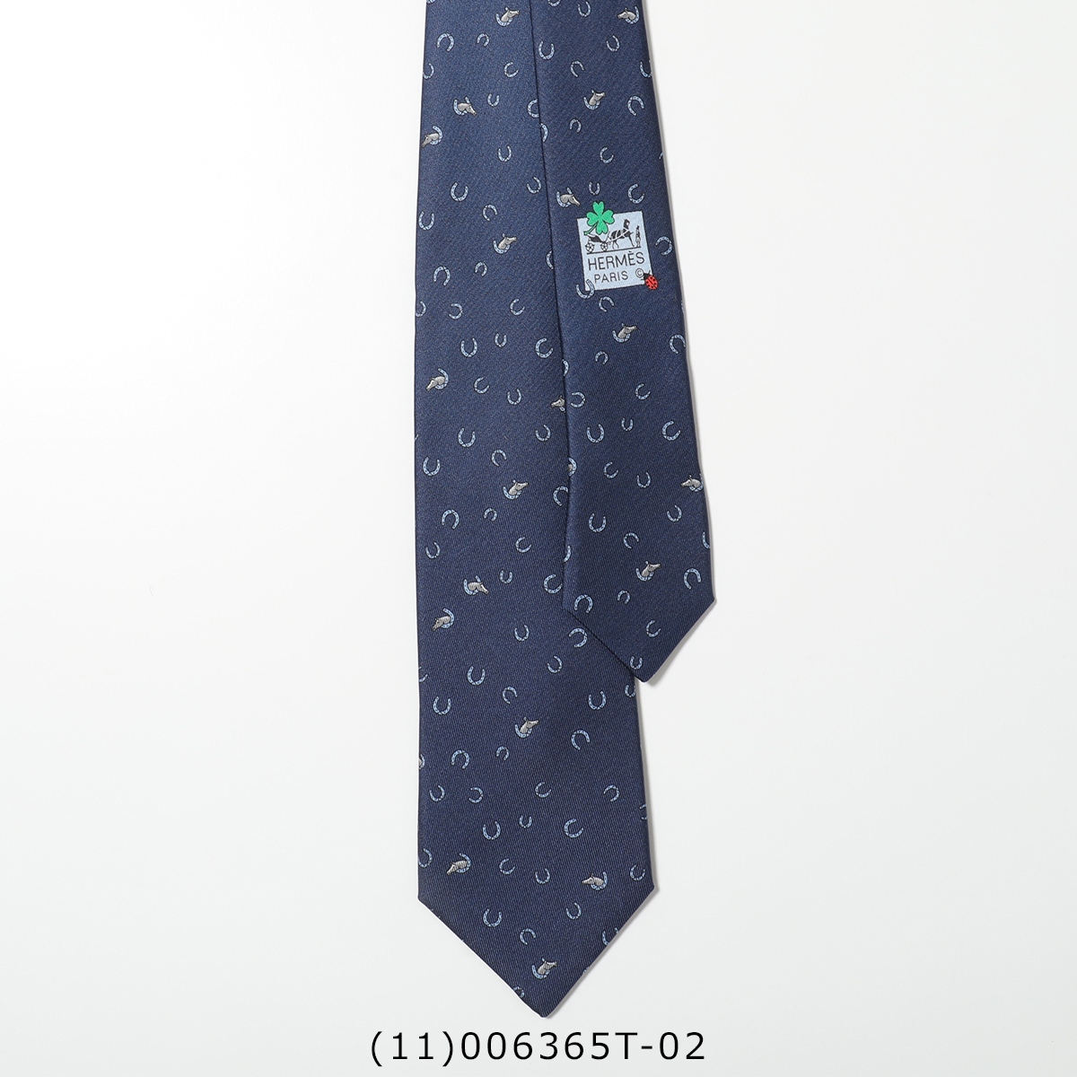 HERMES（エルメス） ネクタイ TIE メンズ フランス製 シルク H柄