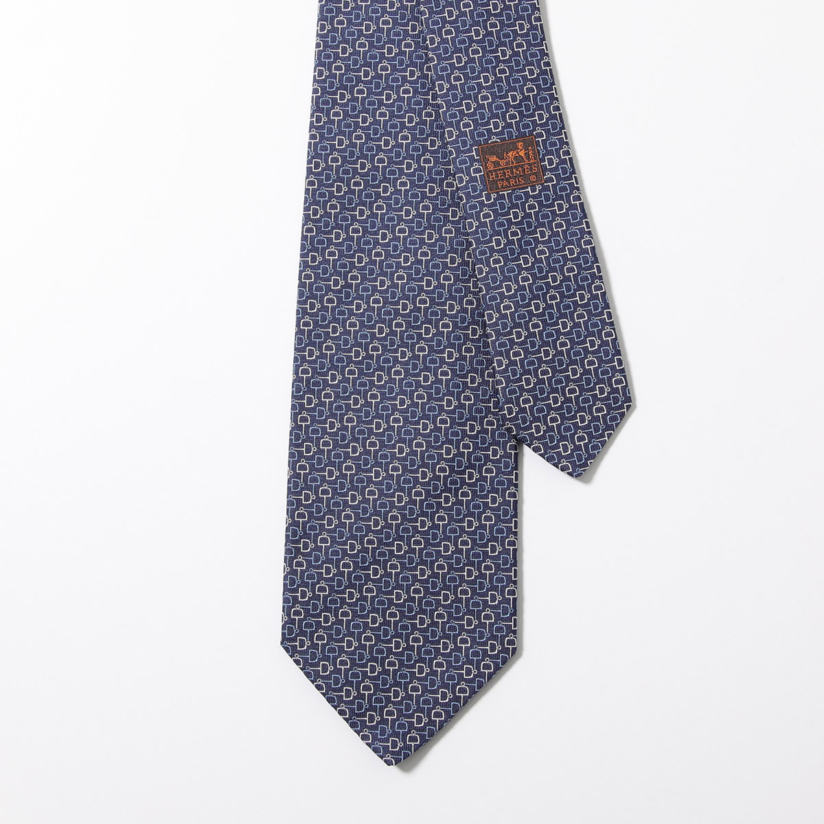 HERMES（エルメス） ネクタイ TIE メンズ フランス製 シルク H柄