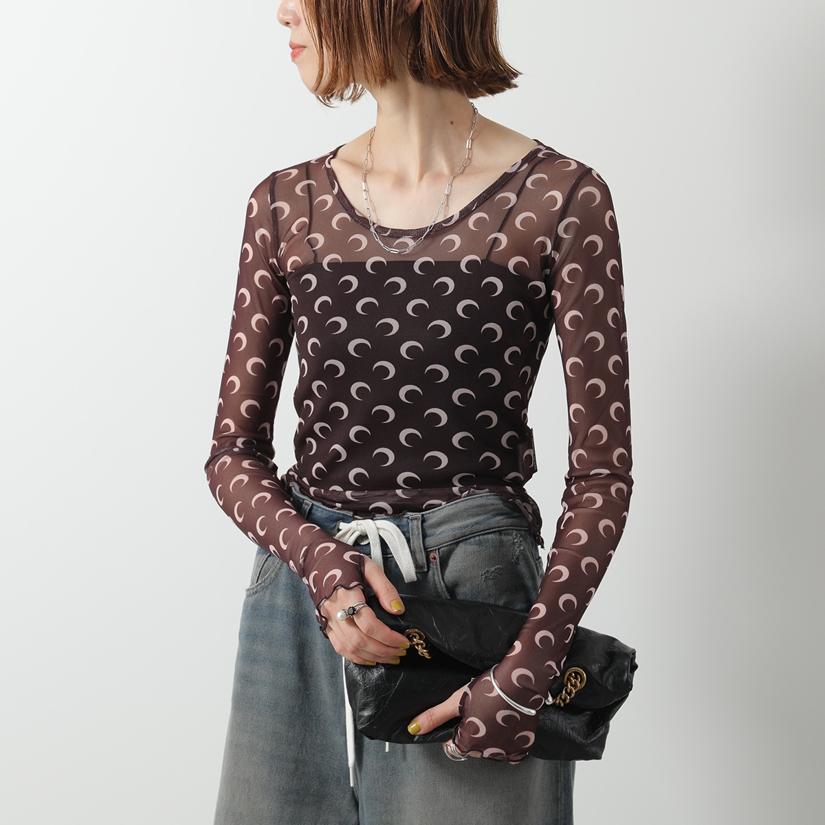 MARINE SERRE（マリーンセル） マリーン セル ロンT カットソー