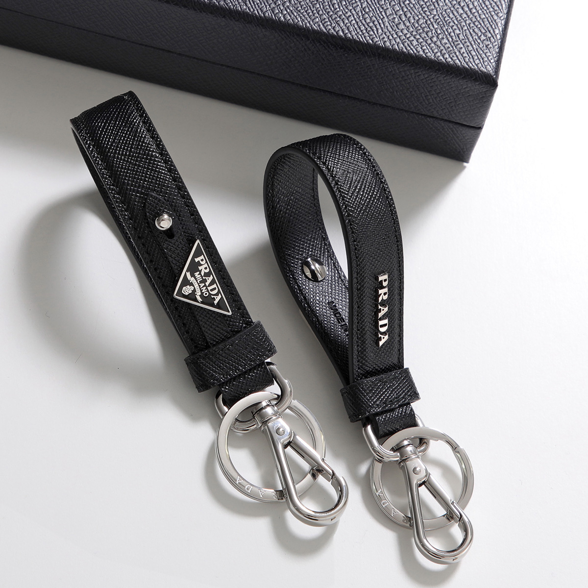 PRADA（プラダ） キーリング PORTACHIAVI PELLE 2PP68T 053 メンズ