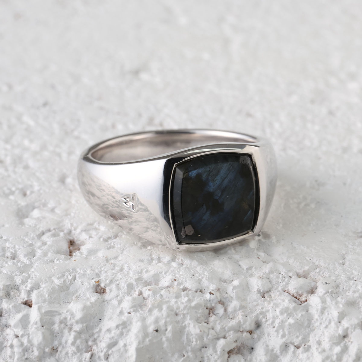 TOM WOOD（トムウッド） リング レディース Kay Ring Black Larvikite