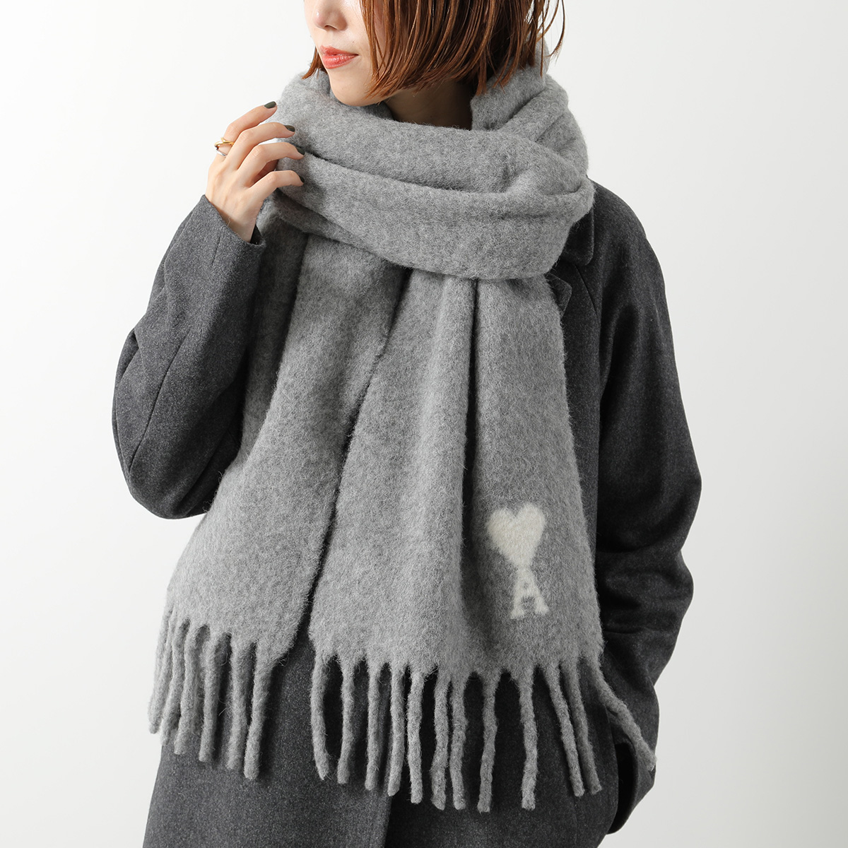 AMI Alexandre Mattiussi ami paris アミパリス マフラー USF673