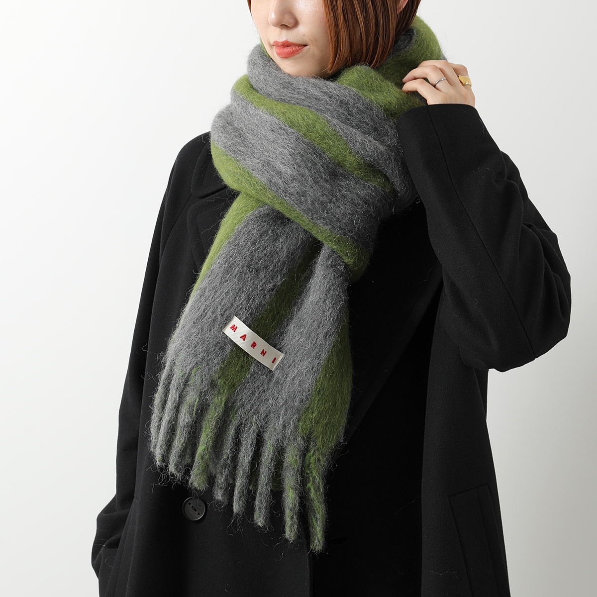 MARNI（マルニ） マフラー SCMC0138Y0 UAW054 レディース ロゴラベル