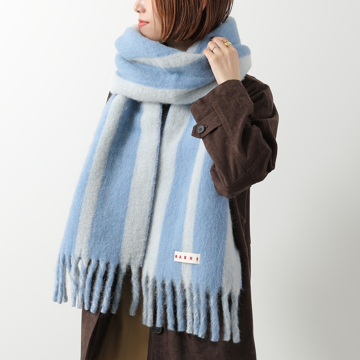 MARNI（マルニ） マフラー SCMC0138Y0 UAW054 レディース ロゴラベル