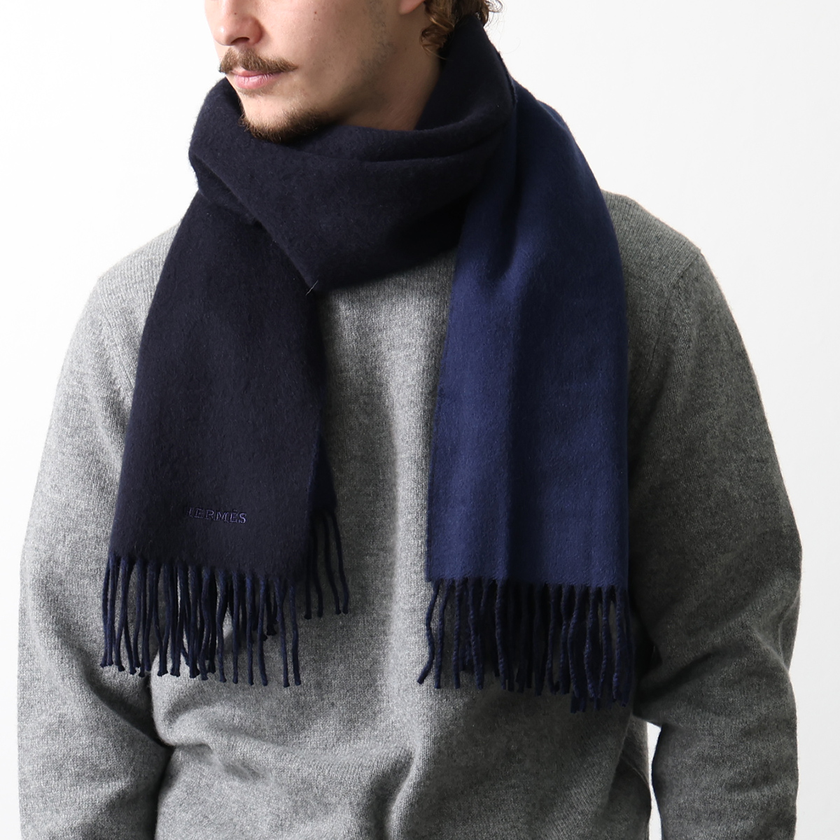 HERMES（エルメス） マフラー 170×40 レクトヴェルソ Recto Verso