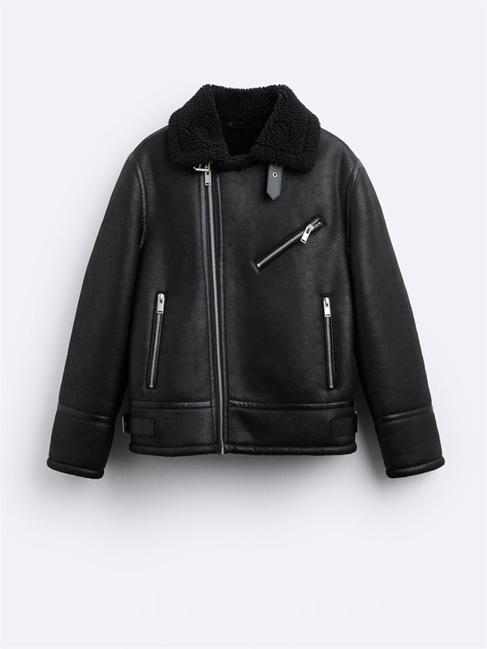 メンズ ムートンB-3ジャケット フライトジャケット ムートン