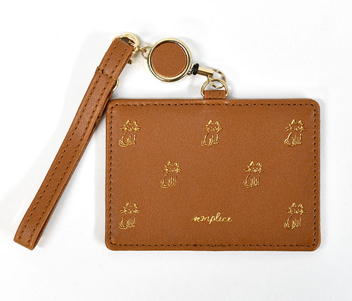 猫グッズ 猫 雑貨 パスケース 定期入れ レディース リール おしゃれ