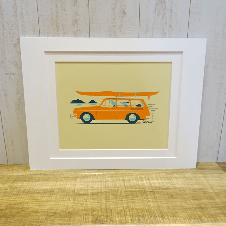 Nick Kuchar ニックカッチャー Hoe Wa'a ArtPrint MATTEDPRINTS マット