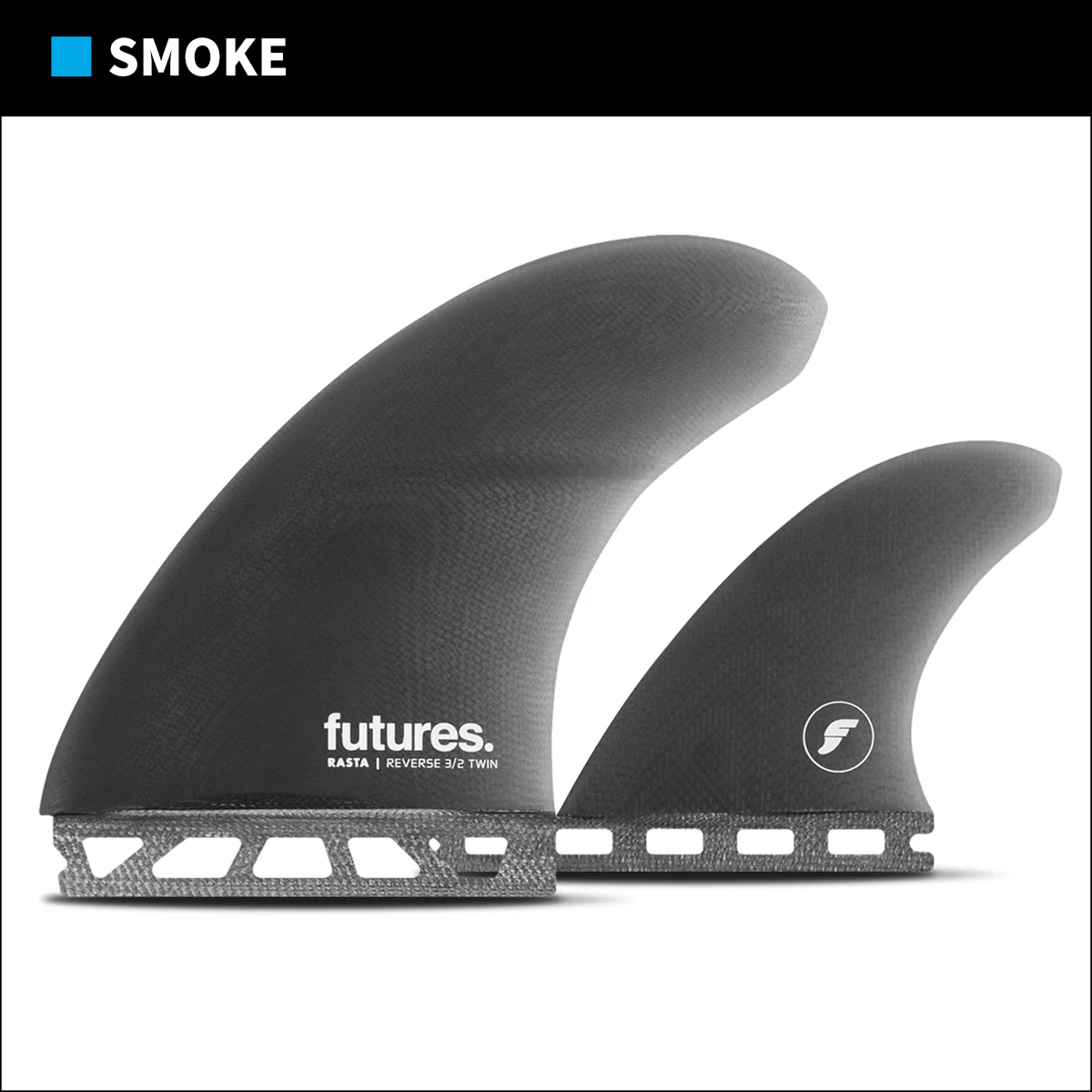 futures.（フューチャー） フィン ツイン+スタビ 2+1 ラスタ リバース