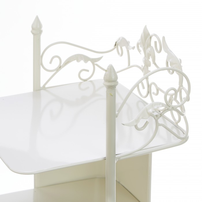 スリッパラック アイアン ホワイト スリッパ収納 5段 (71881