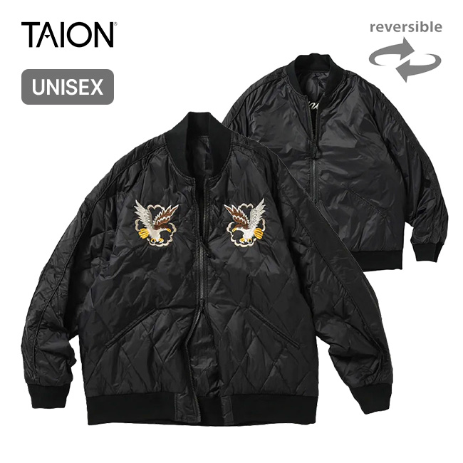 TAION（タイオン） ジャパンスペシャルリバーシブルスカジャンダウン