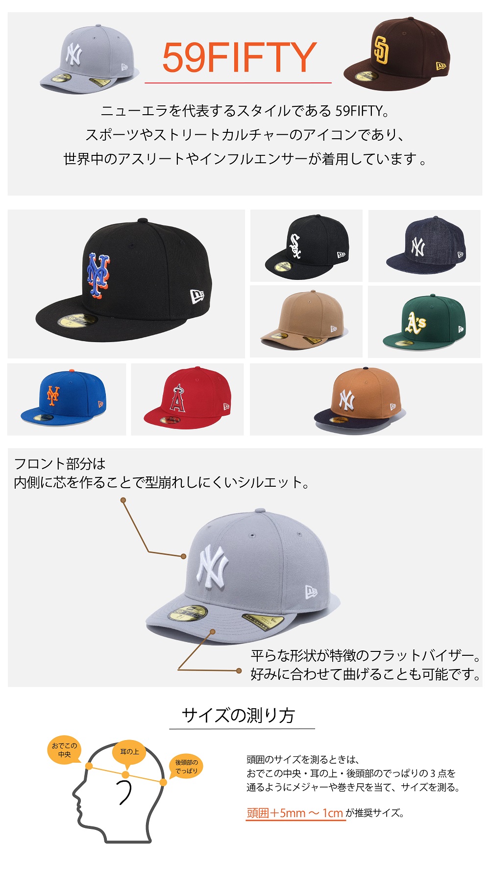NEW ERA（ニューエラ） （メンズ、レディース）帽子 59FIFTY 読売