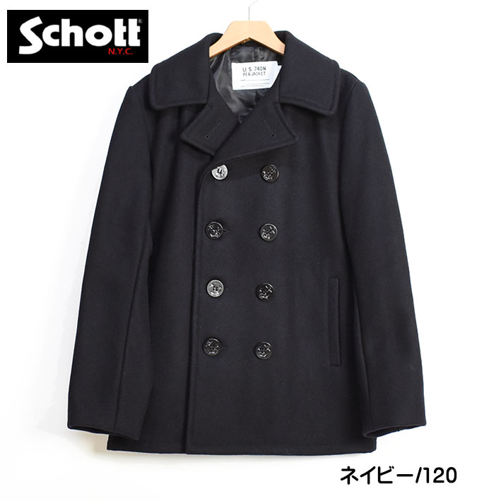 Schott N.Y.C（ショット） Schott Pコート ピーコート ウール メルトン