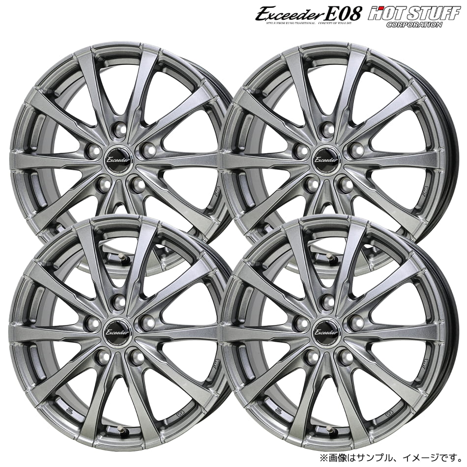 HOT STUFF（ホットスタッフ） エクシーダー E08 ホイール4本セット