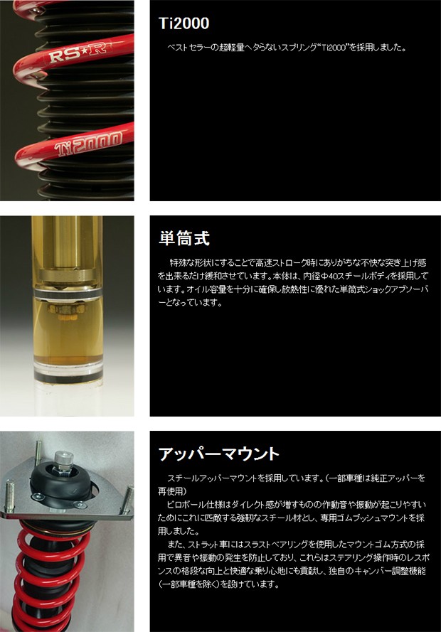 Best i RS☆R(RSR) 車高調 Best☆i C＆K ミラカスタム(L275S) FF 660